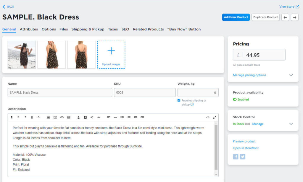Shop Back End