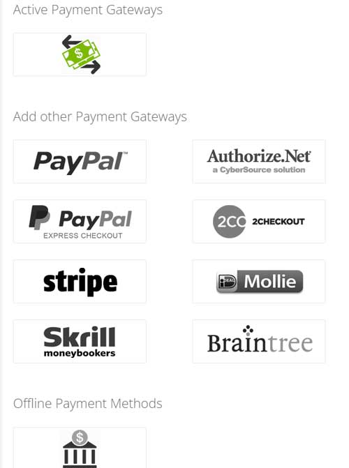Payment Options